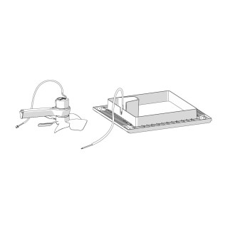 2 - KIT Ventilador com Termostato Turbo-Vent 28 F Chama Branca para Camper Caravan Van